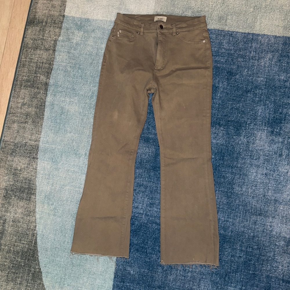 DL1961 Women's Tan Flare Jeans